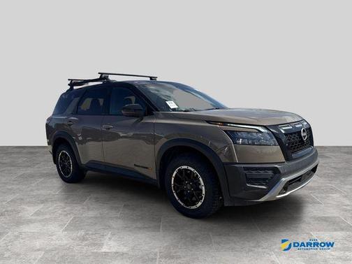 Baja Storm/Super Black Roof 2023 Nissan Pathfinder Rock Creek 4WD