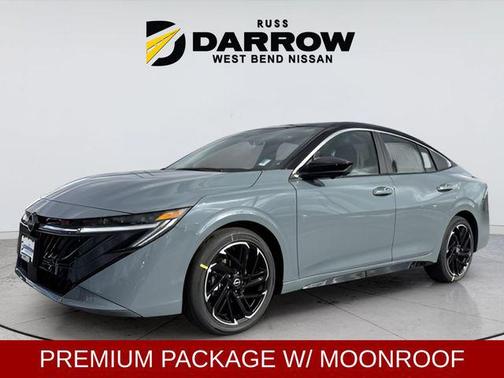 Atlantic Gray Metallic/Super Black 2026 Nissan Sentra SR