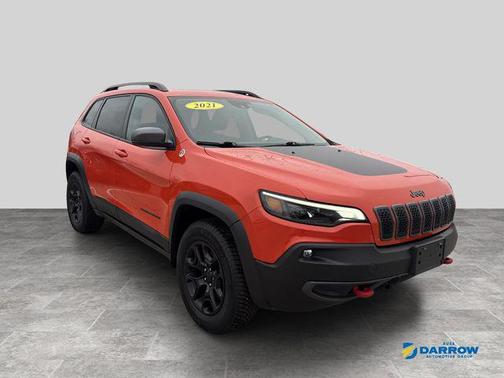 Spitfire Orange Clearcoat 2021 Jeep Cherokee Trailhawk