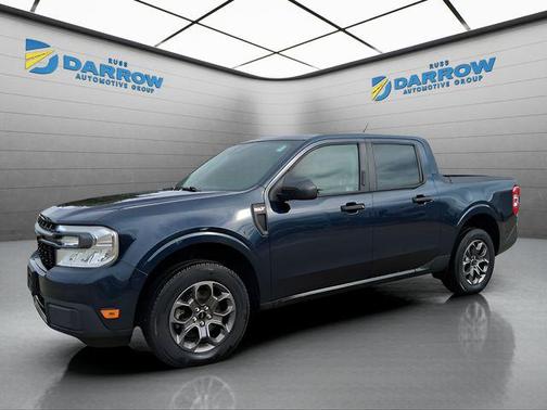 Blue 2022 Ford Maverick XLT