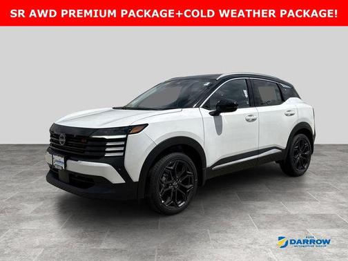 Aspen White Tricoat/Super Black 2026 Nissan Kicks SR