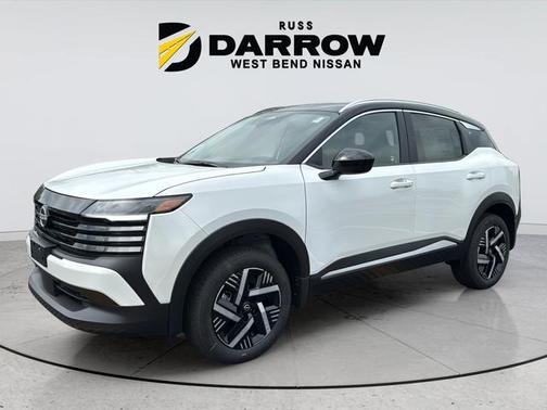 Aspen White/Super Black 2026 Nissan Kicks SV
