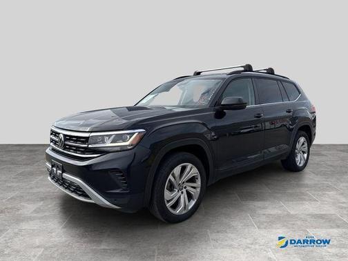 Deep Black 2021 Volkswagen Atlas 3.6L SE w/Technology