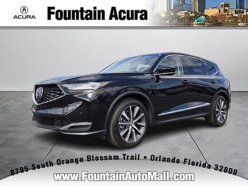 Majestic Black Pearl 2026 Acura MDX Technology Package