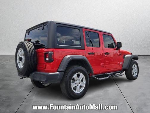 Firecracker Red Clearcoat 2021 Jeep Wrangler Unlimited Sport