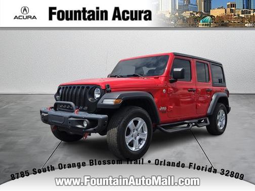 Firecracker Red Clearcoat 2021 Jeep Wrangler Unlimited Sport