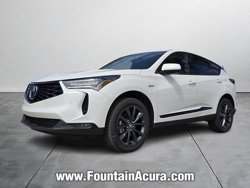 Platinum White Pearl 2026 Acura RDX A-Spec PACKAGE