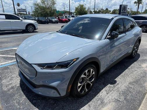 Glacier Gray Metallic 2024 Ford Mustang Mach-E Select