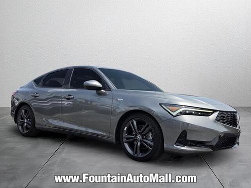 Liquid Carbon Metallic 2025 Acura Integra A-Spec