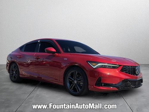 Performance Red Pearl 2025 Acura Integra A-Spec