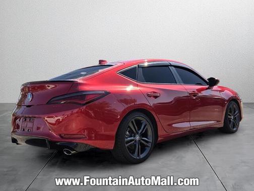 Performance Red Pearl 2025 Acura Integra A-Spec