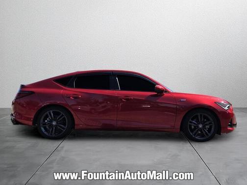 Performance Red Pearl 2025 Acura Integra A-Spec