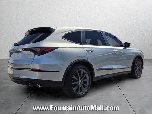 Liquid Carbon Metallic 2025 Acura MDX A-Spec