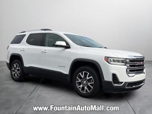 Summit White 2020 GMC Acadia SLE
