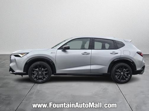 Solar Silver Metallic 2025 Acura ADX A-Spec Advance