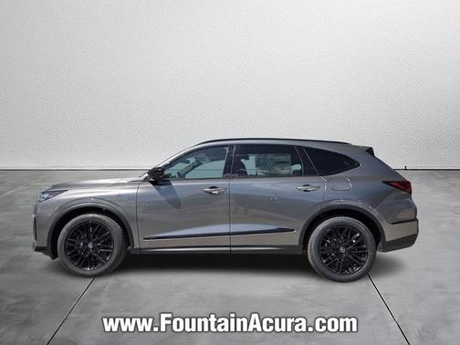 Liquid Carbon Metallic 2026 Acura MDX A-Spec Advance Package