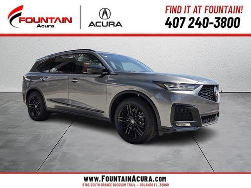 Liquid Carbon Metallic 2026 Acura MDX A-Spec Advance Package