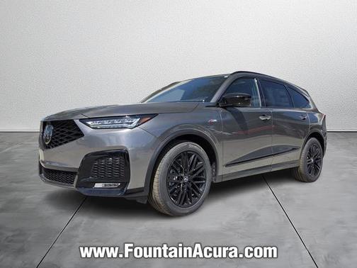 Liquid Carbon Metallic 2026 Acura MDX A-Spec Advance Package