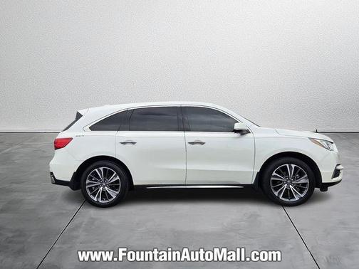 White Diamond Pearl 2019 Acura MDX 3.5L w/Technology Package