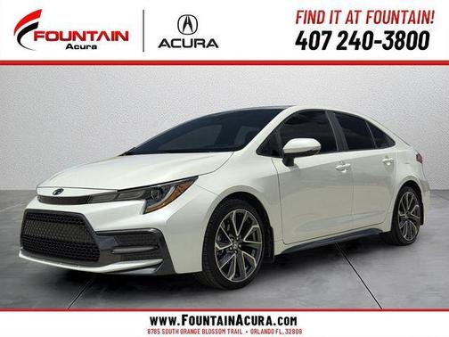 Black Sand Pearl 2021 Toyota Corolla XSE