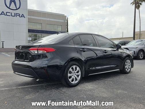 Black Sand Pearl 2021 Toyota Corolla LE