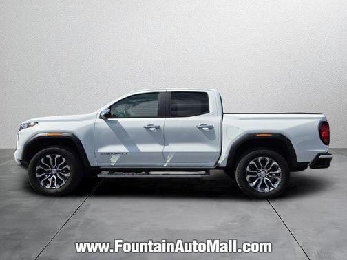 Summit White 2023 GMC Canyon Denali