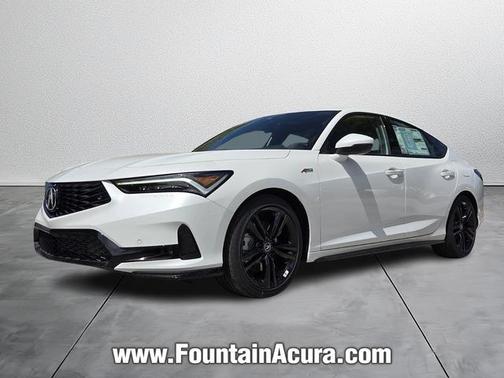 Platinum White Pearl 2026 Acura Integra A-Spec Technology
