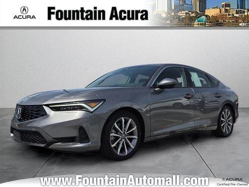 Liquid Carbon Metallic 2023 Acura Integra Base