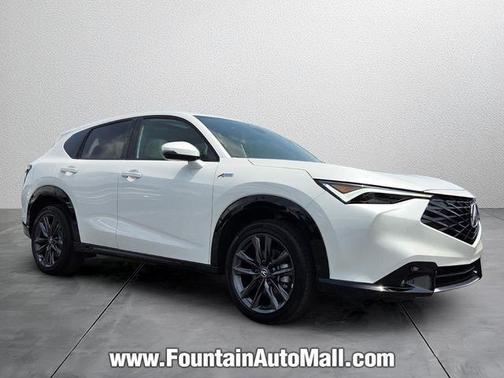 Platinum White Pearl 2025 Acura ADX A-Spec