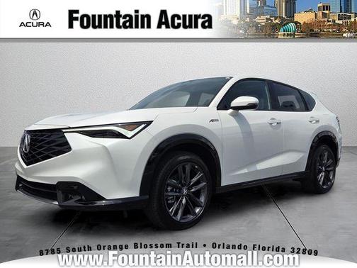 Platinum White Pearl 2025 Acura ADX A-Spec