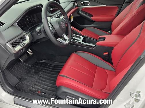Platinum White Pearl 2026 Acura Integra w/A-Spec Package