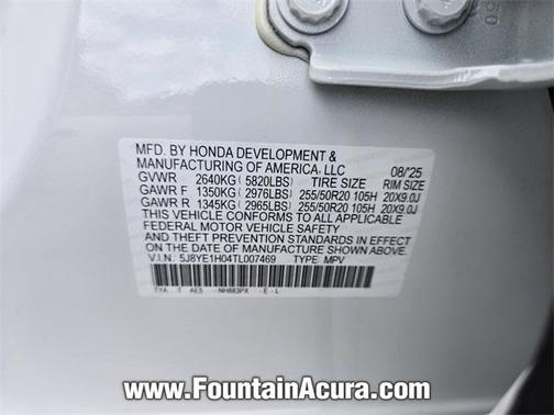 2026 Acura MDX A-Spec