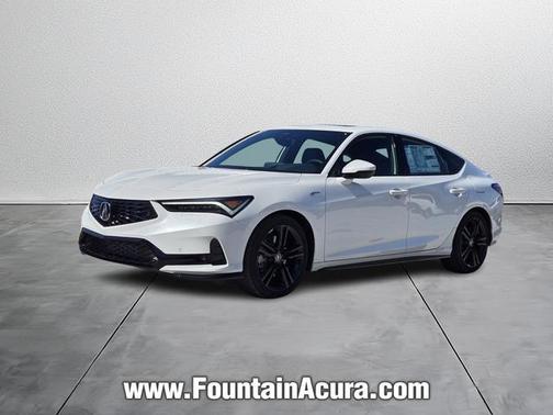 Platinum White Pearl 2026 Acura Integra A-Spec Technology