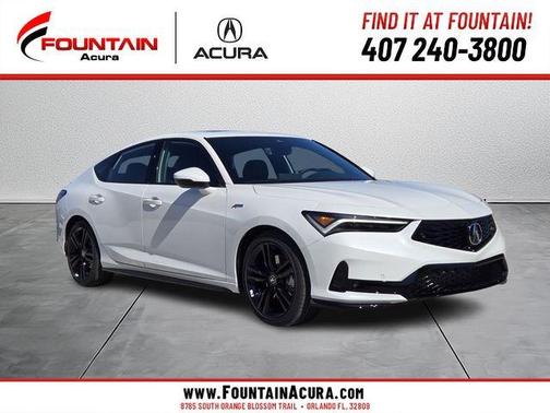 Platinum White Pearl 2026 Acura Integra A-Spec Technology