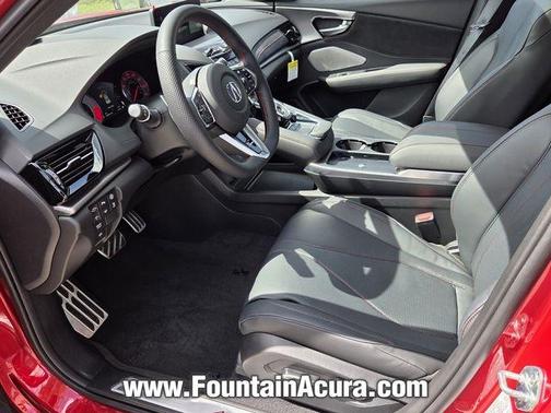 Red 2026 Acura RDX A-Spec Advance Package