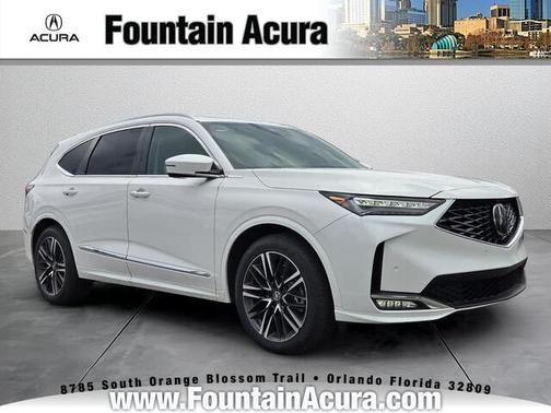 Platinum White Pearl 2026 Acura MDX Advance Package