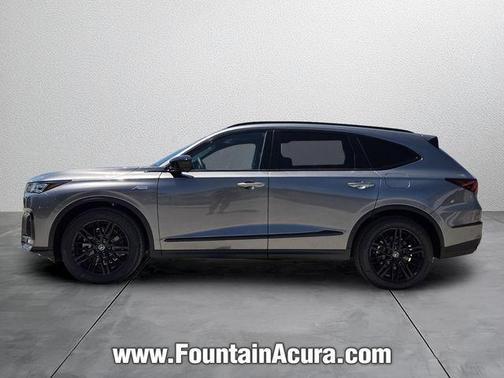 Liquid Carbon Metallic 2026 Acura MDX A-Spec Advance Package