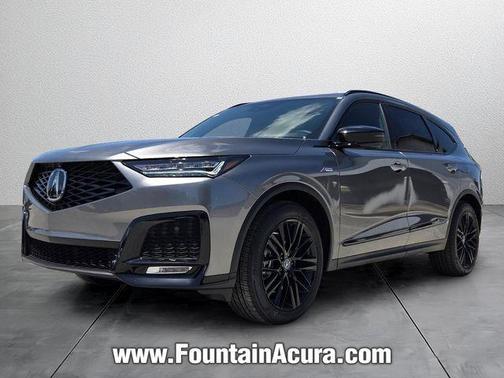 Liquid Carbon Metallic 2026 Acura MDX A-Spec Advance Package