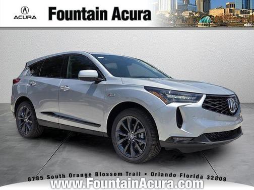 Solar Silver Metallic 2026 Acura RDX A-Spec PACKAGE