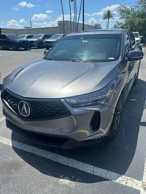Liquid Carbon Metallic 2023 Acura RDX A-Spec