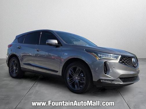 Liquid Carbon Metallic 2023 Acura RDX A-Spec