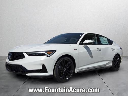 Platinum White Pearl 2026 Acura Integra A-Spec Technology
