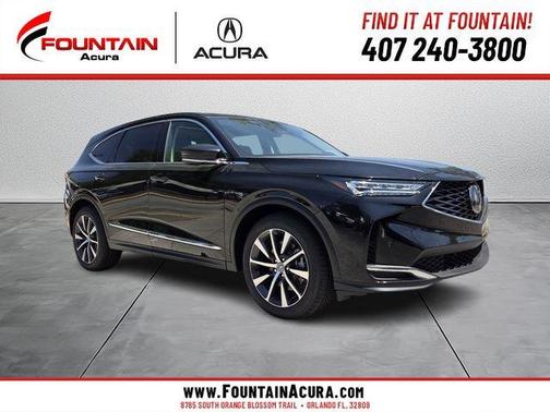 Majestic Black Pearl 2026 Acura MDX Technology Package