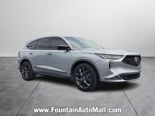 Lunar Silver Metallic 2024 Acura MDX A-Spec