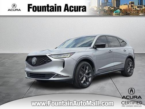 Lunar Silver Metallic 2024 Acura MDX A-Spec