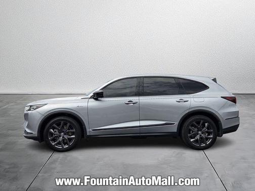 Lunar Silver Metallic 2024 Acura MDX A-Spec