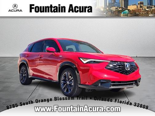 Milano Red 2026 Acura ADX A-Spec