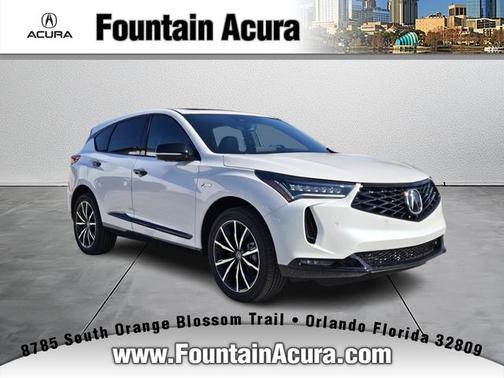 Platinum White Pearl 2026 Acura RDX A-Spec Advance Package