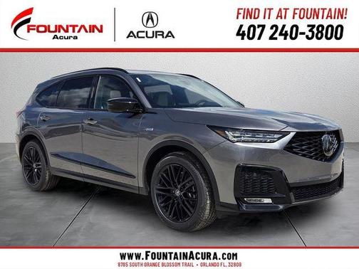 Liquid Carbon Metallic 2026 Acura MDX A-Spec Advance Package
