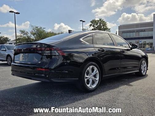Crystal Black Pearl 2024 Honda Accord LX